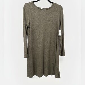 NWT Old Navy Long Sleeve Oversized Womens Small Jersey Knit swing Sweater Dress